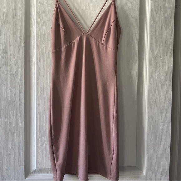 Windsor | Mauve Mini Slip Dress | Size Small - Picture 4 of 4